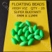 Pop up floating rig beads Small Pop up floating rig beads Small